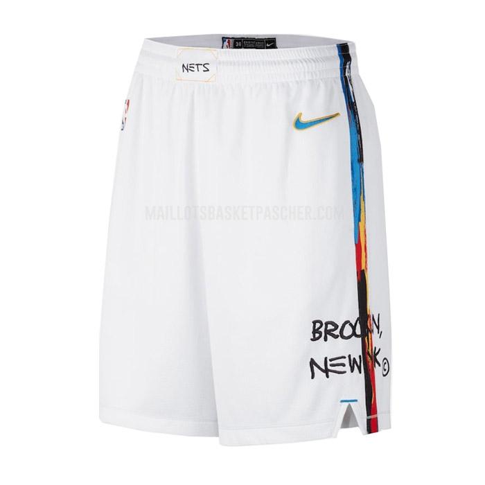 shorts basket de brooklyn nets blanc city edition 2023