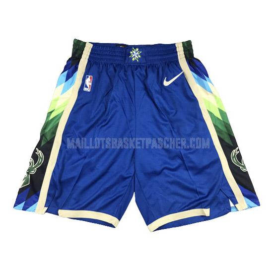 shorts basket de milwaukee bucks bleu city edition 2022-23