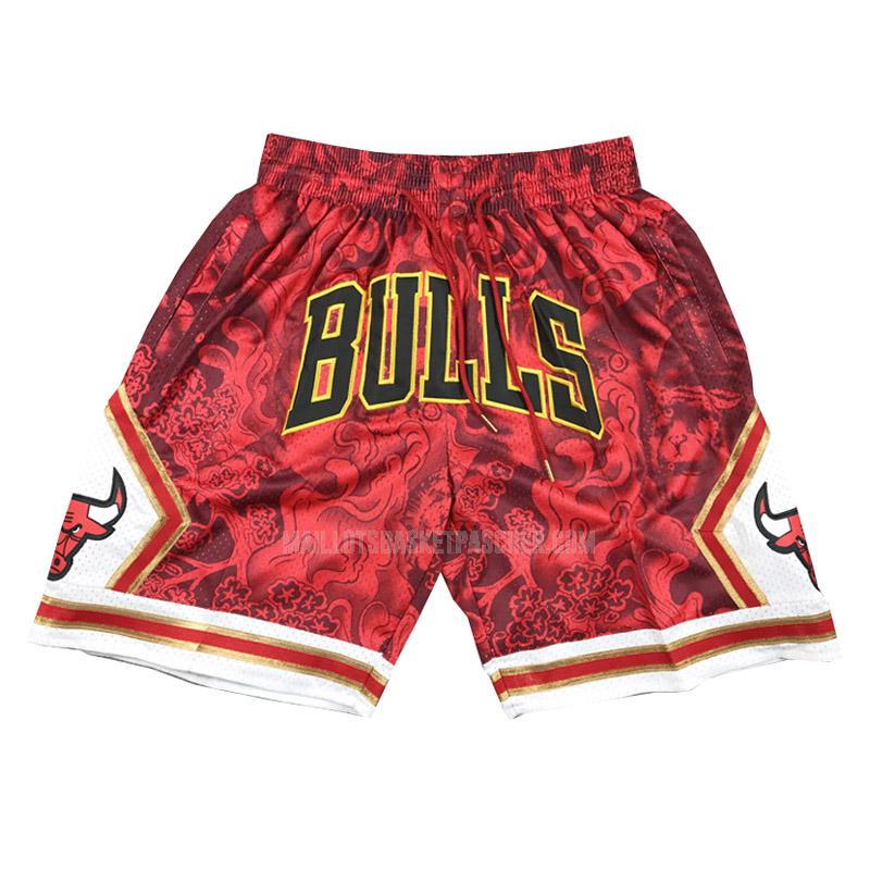 shorts nba basket de chicago bulls rouge tiger year edition 2023