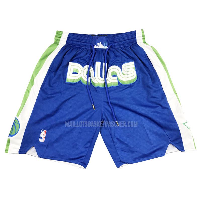 shorts nba basket de dallas mavericks bleu city edition 2023