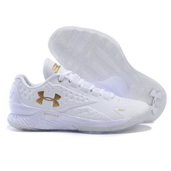 sneakers under armour basket homme de blanc curry first 1 low sb2108