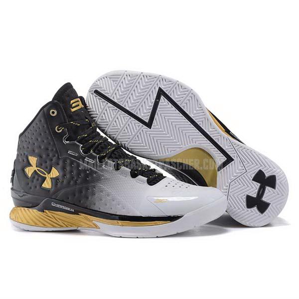 sneakers under armour basket homme de blanc curry first 1 sb2094