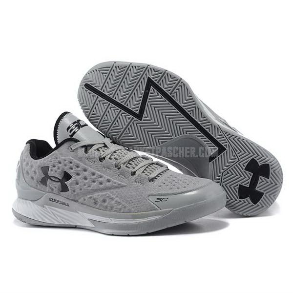 sneakers under armour basket homme de gris curry first 1 low sb2107