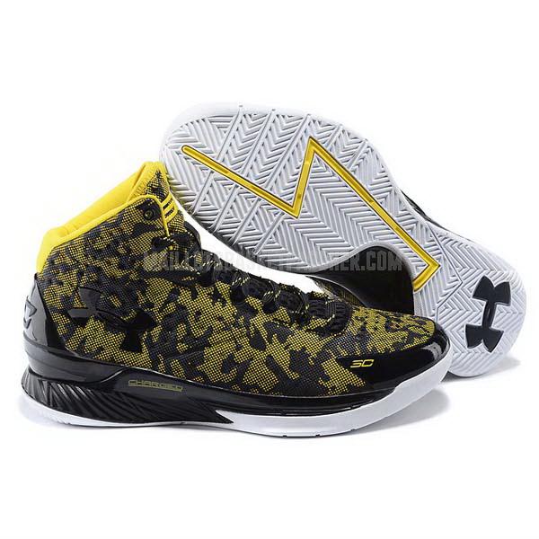 sneakers under armour basket homme de jaune curry first 1 sb2101