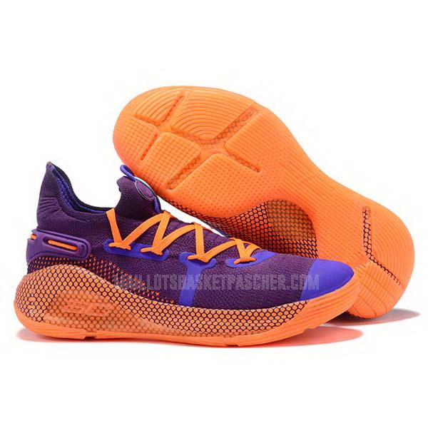 sneakers under armour basket homme de violet curry 6 sb2124