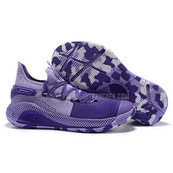 sneakers under armour basket homme de violet curry 6 sb2125