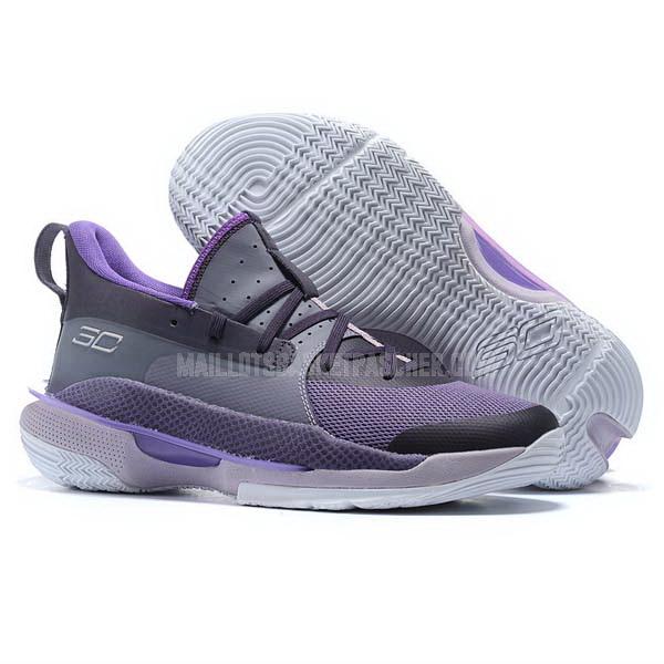 sneakers under armour basket homme de violet curry 7 sb2085