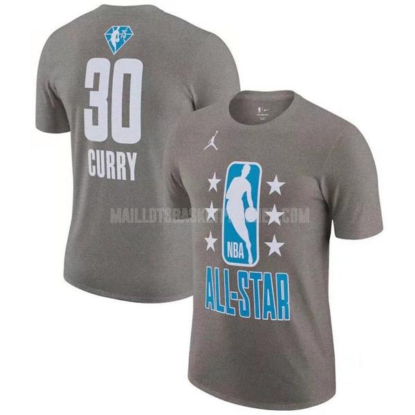 t-shirt basket homme de all-star stephen curry 30 gris 2022
