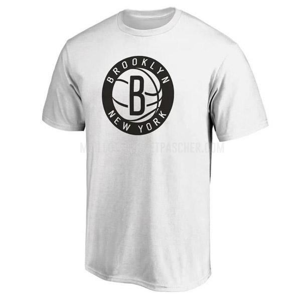 t-shirt basket homme de brooklyn nets blanc 417a25