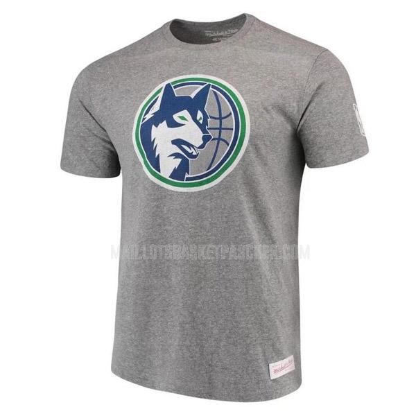 t-shirt basket homme de minnesota timberwolves gris 417a8