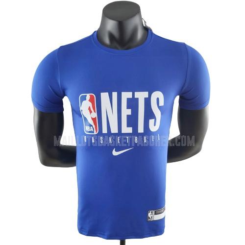 t-shirt de basket basket homme de brooklyn nets bleu 22822a16 2022-23