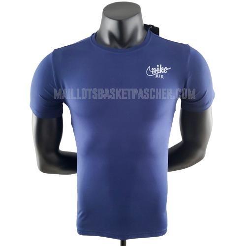 t-shirt de basket basket homme de nike air bleu 22822a7 2022-23