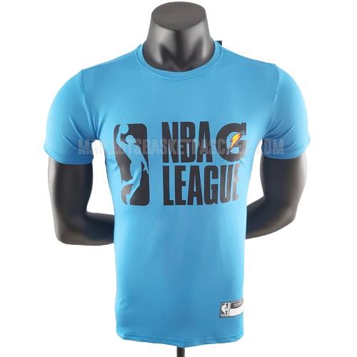 t-shirt de basket basket homme de nike league bleu 22822a23 2022-23