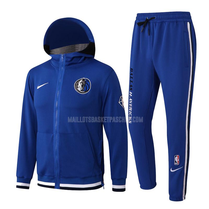 veste à capuche basket homme de dallas mavericks bleu cc017 2022